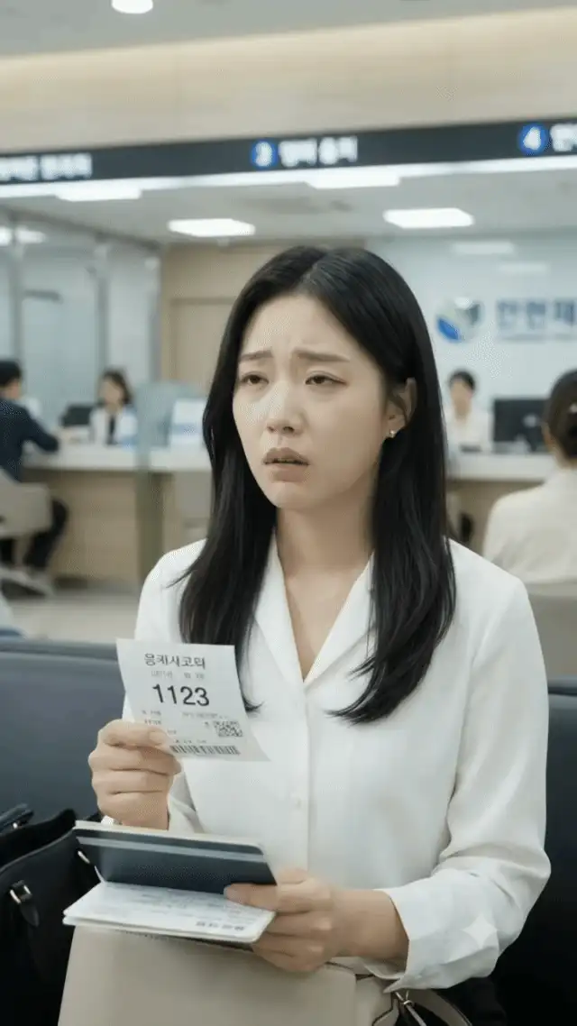 은행 창구에서 번호표 뽑고 기다리던 시절